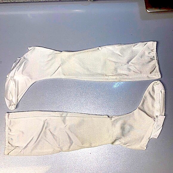 Spandex Boot Spats. Kids Costume Boot Legs XS/S New - Picture 1 of 2
